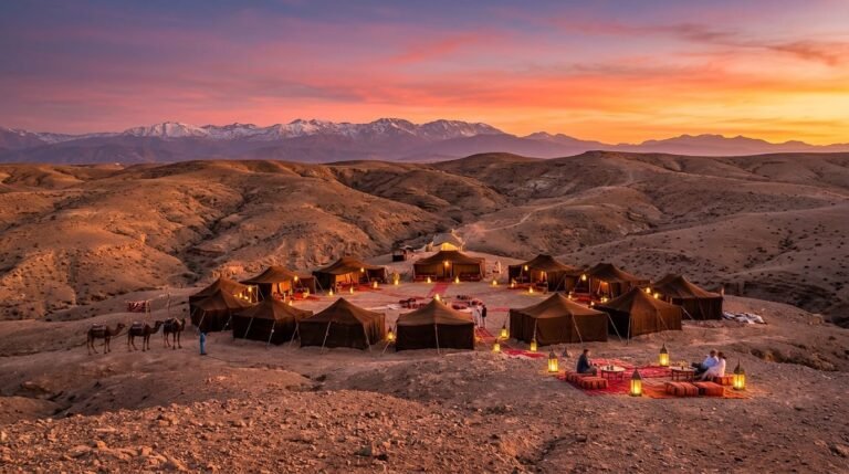 Quad biking adventure across the Agafay Desert near Marrakech